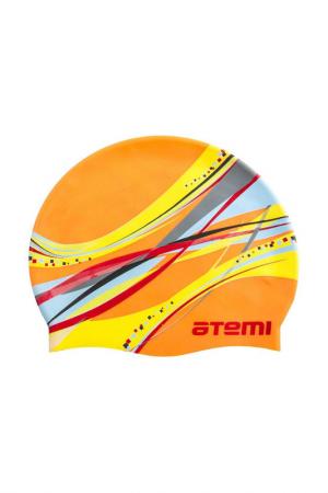 Шапочка для плавания ATEMI. Цвет: оранжевый
