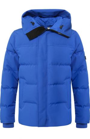 Утепленная куртка на молнии Kenzo. Цвет: синий