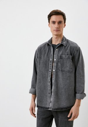 Рубашка джинсовая Mossmore. Цвет: серый
