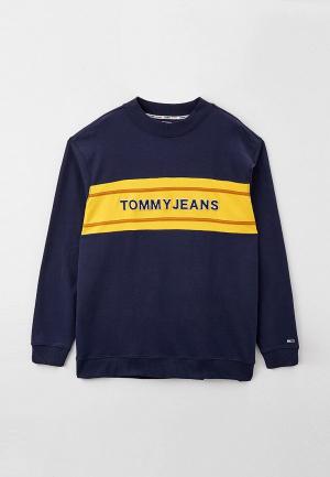 Свитшот Tommy Jeans. Цвет: синий