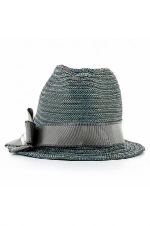 Шляпа EMPORIO ARMANI. Цвет: голубой