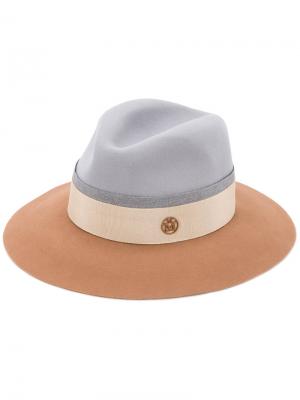 Фетровая шляпа Henrietta Maison Michel. Цвет: серый