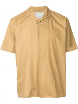 Рубашка с короткими рукавами Kolor. Цвет: коричневый