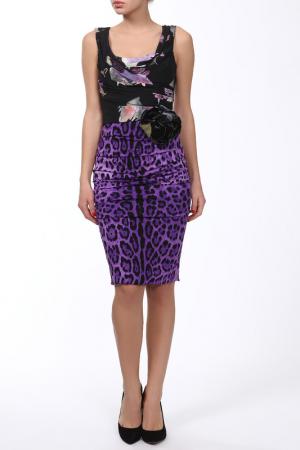 Платье Dolce & Gabbana. Цвет: фиолетовый