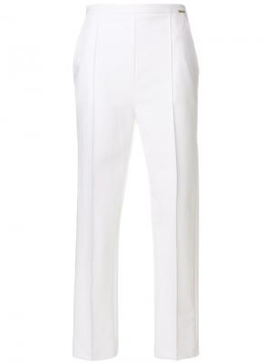 Straight trousers Elisabetta Franchi. Цвет: белый