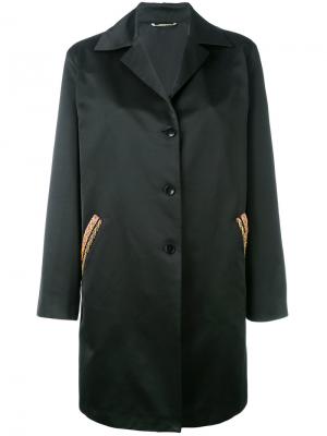 Пальто с вышивкой Etro. Цвет: чёрный