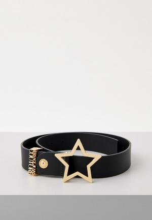 Ремень Versace Jeans Couture. Цвет: черный