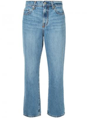 Укороченные джинсы Charlotte Nobody Denim. Цвет: синий