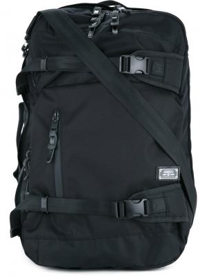 Рюкзак с пряжками As2ov. Цвет: чёрный