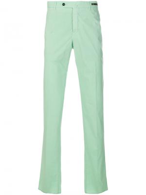 Прямые брюки Pt01. Цвет: зелёный