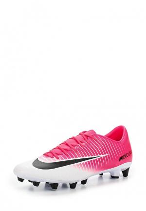 Бутсы Nike. Цвет: розовый