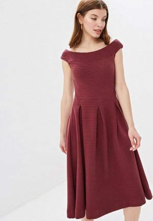 Платье Mint&Berry. Цвет: бордовый