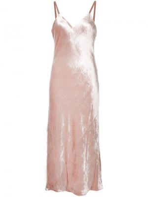 Платье-комбинация A.L.C.. Цвет: розовый и фиолетовый