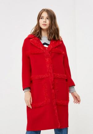 Пальто Grand Style. Цвет: красный