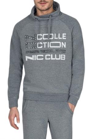 Свитшот Nic Club. Цвет: серый