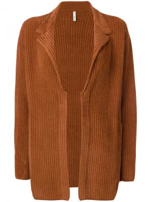 Вельветовое пальто Boboutic. Цвет: коричневый