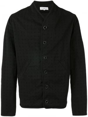 Куртка с перфорацией YMC. Цвет: чёрный