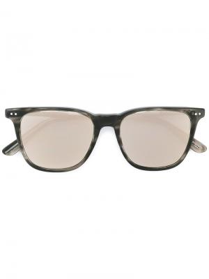Солнцезащитные очки в квадратной оправе Bottega Veneta Eyewear. Цвет: чёрный