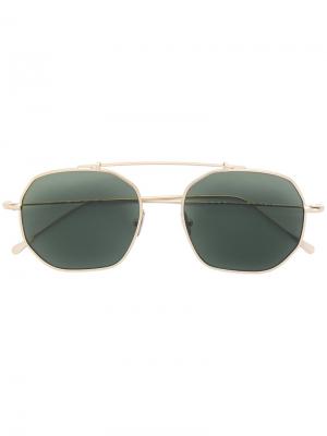 Солнцезащитные очки в оправе авиатор L.G.R. Цвет: металлический
