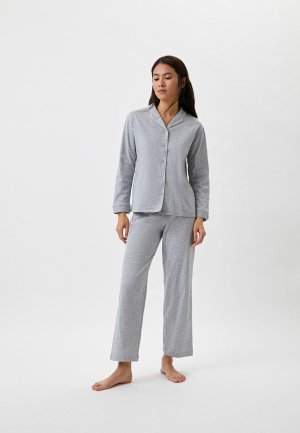 Пижама UNIQLO. Цвет: серый