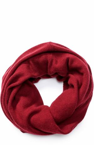 Кашемировый шарф-снуд TSUM Collection. Цвет: бордовый
