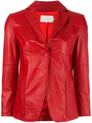 Приталенная куртка LAutre Chose L'Autre. Цвет: красный