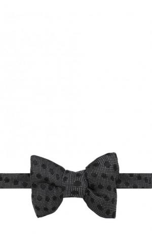 Шелковый галстук-бабочка Tom Ford. Цвет: темно-серый