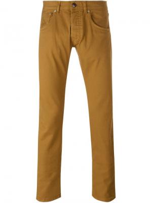 Узкие брюки Etro. Цвет: коричневый