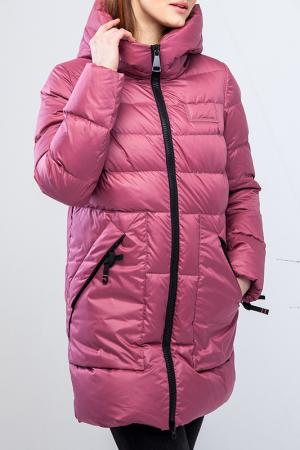 Зимняя куртка Clasna. Цвет: сиреневый