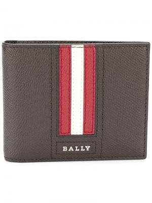 Бумажник с контрастной полосой Tarrish Bally. Цвет: коричневый