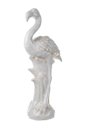 Фигурка Фламинго 27x17x59 см ГЛАСАР. Цвет: белый