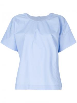 Поплиновая футболка Sofie Dhoore D'hoore. Цвет: синий