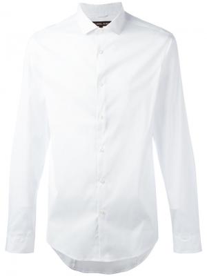 Классическая рубашка Michael Kors Collection. Цвет: белый