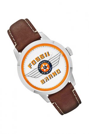 Наручные часы FOSSIL. Цвет: коричневый