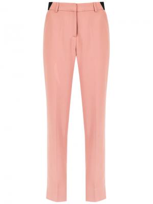 Прямые брюки Egrey. Цвет: розовый и фиолетовый