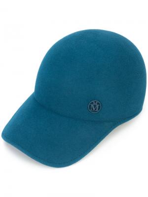 Классическая бейсбольная кепка Maison Michel. Цвет: синий