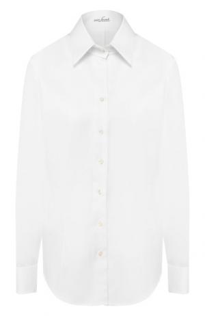 Рубашка из хлопка Van Laack. Цвет: белый