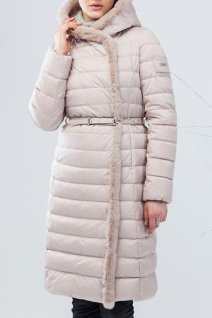 Зимняя куртка Clasna. Цвет: жемчужный