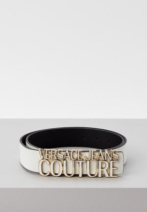 Ремень Versace Jeans Couture. Цвет: белый