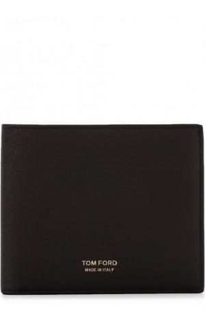 Кожаное портмоне с отделениями для кредитных карт Tom Ford. Цвет: темно-коричневый