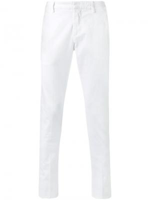 Прямые джинсы Dondup. Цвет: белый