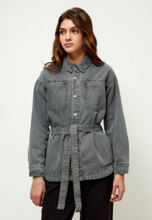 Куртка джинсовая Zarina. Цвет: серый