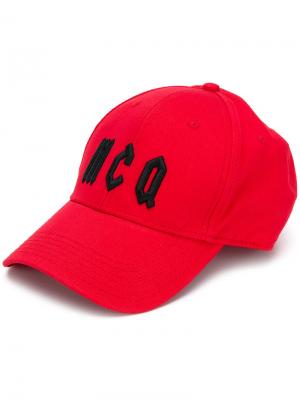 Бейсбольная кепка с логотипом McQ Alexander McQueen. Цвет: красный