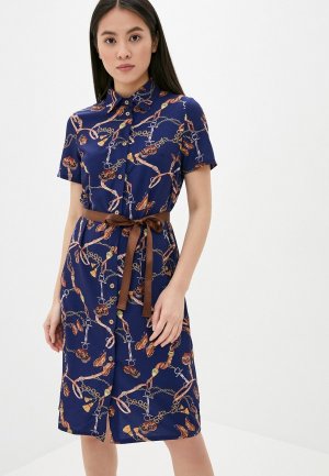 Платье Анна Голицына. Цвет: синий
