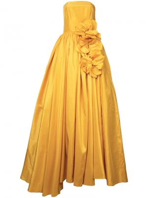 Длинное платье Sunshine Bambah. Цвет: жёлтый и оранжевый