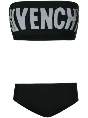Бикини с принтом логотипа Givenchy. Цвет: чёрный