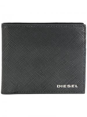 Классический бумажник Diesel. Цвет: чёрный