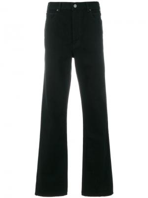 Расклешенные джинсы Calvin Klein 205W39nyc. Цвет: чёрный