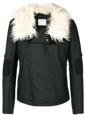 Байкерская куртка Helmut Lang. Цвет: чёрный