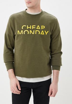 Свитшот Cheap Monday. Цвет: зеленый